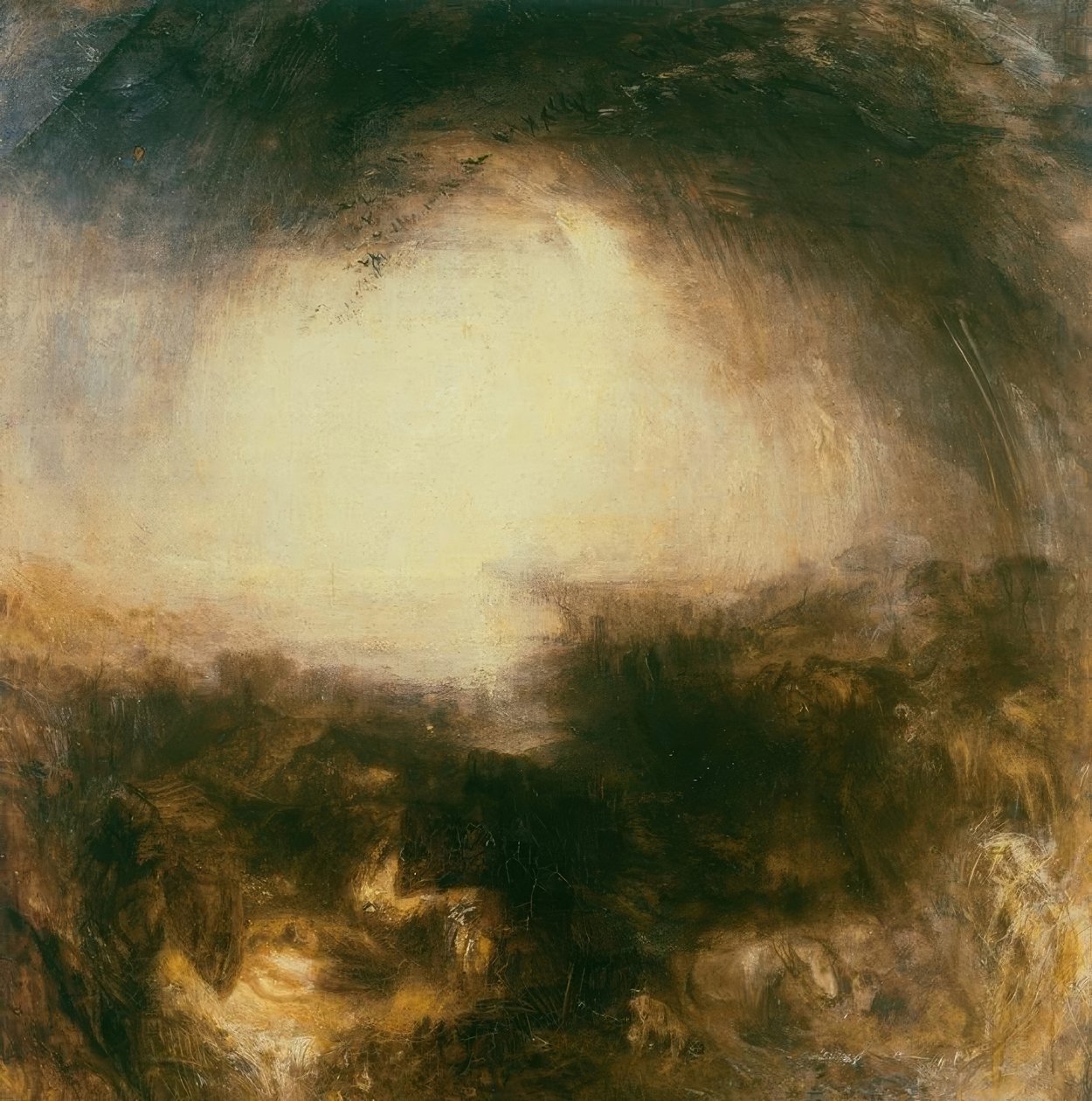 Stín a tma - Večer po potopě od Joseph Mallord William Turner