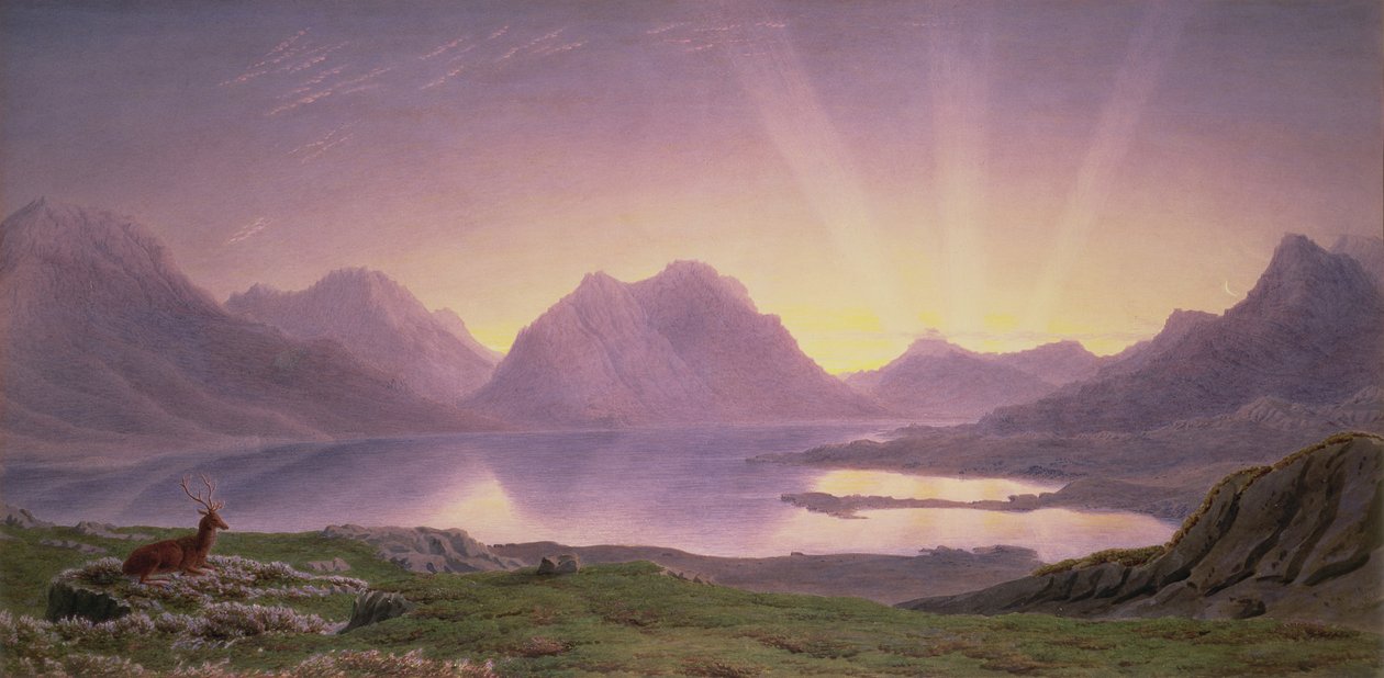 Úsvit, Loch Torridon od Joseph Mallord William Turner