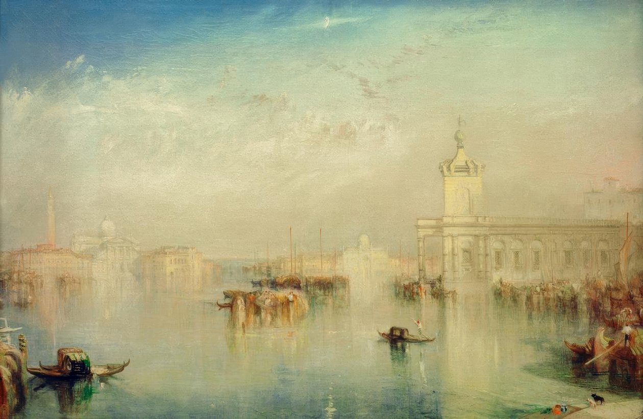 Dogana, San Giorgio, Citella, ze schodů Eur od Joseph Mallord William Turner