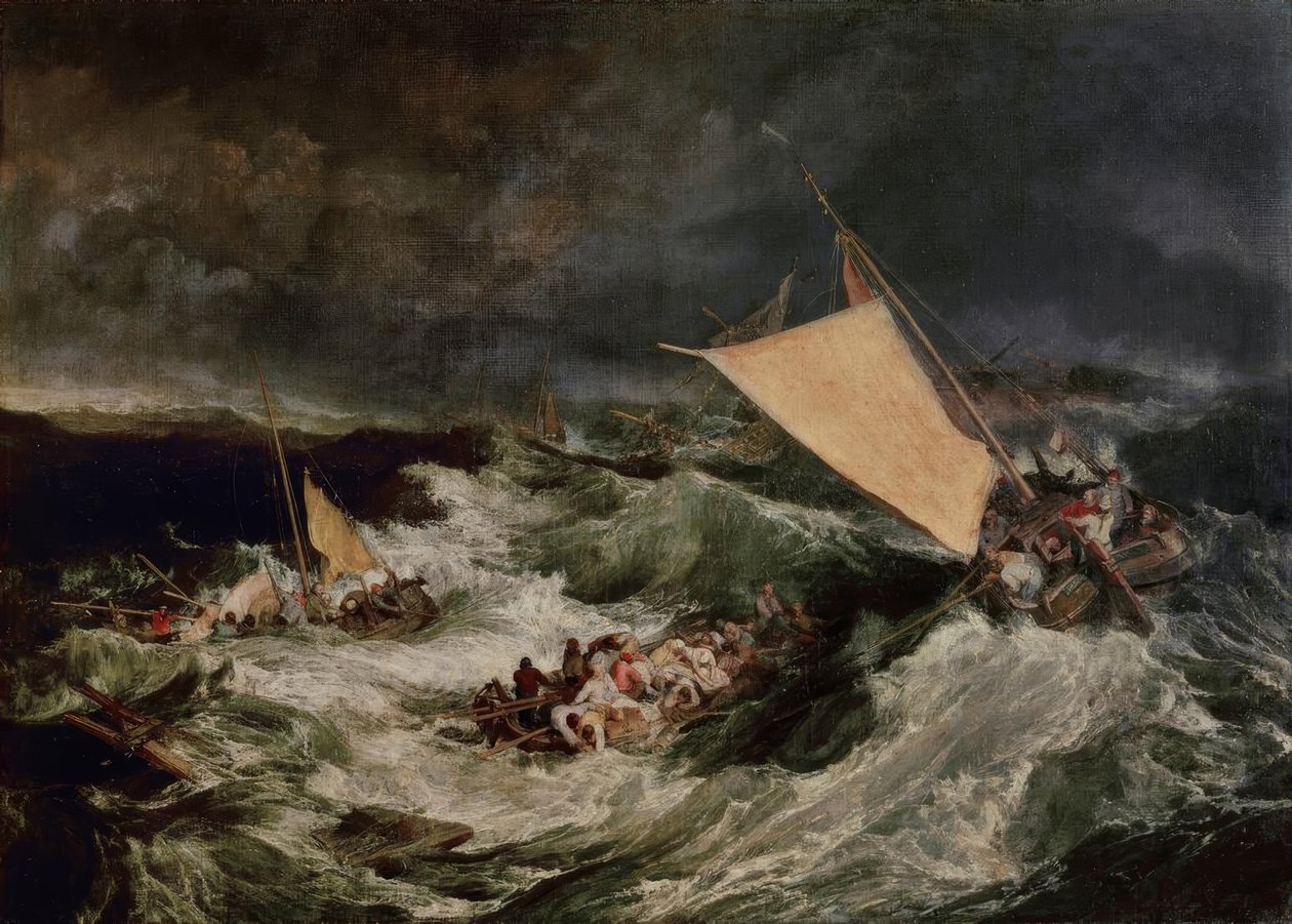 Vrak lodi od Joseph Mallord William Turner