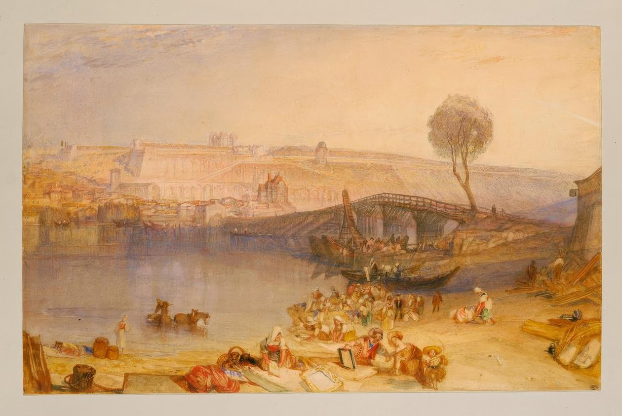 Pohled na hrad St. Germain-en-Laye od Joseph Mallord William Turner