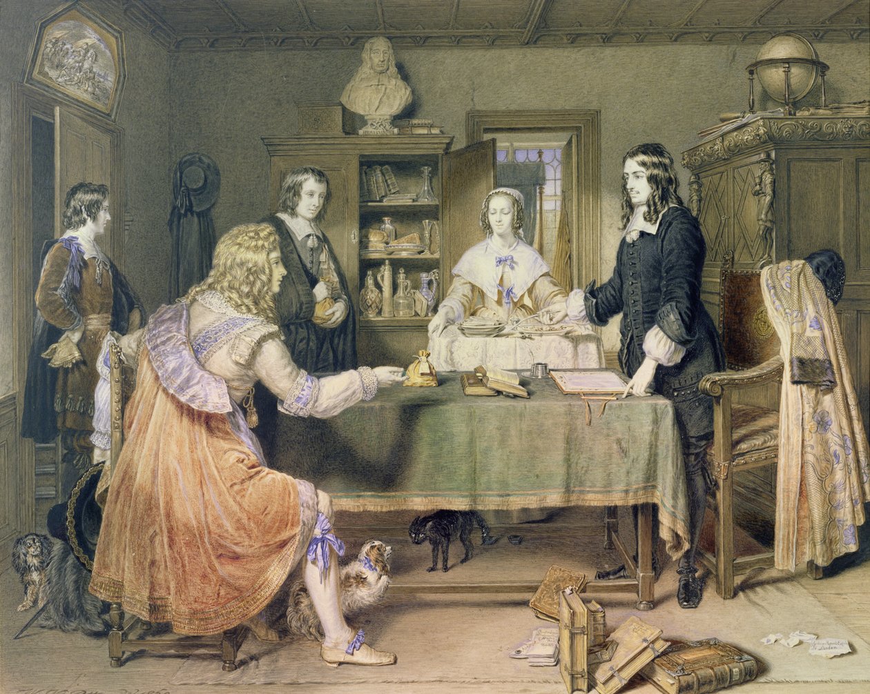 Pokušení Andrewa Marvella, 1860 od William Vandyke Patten