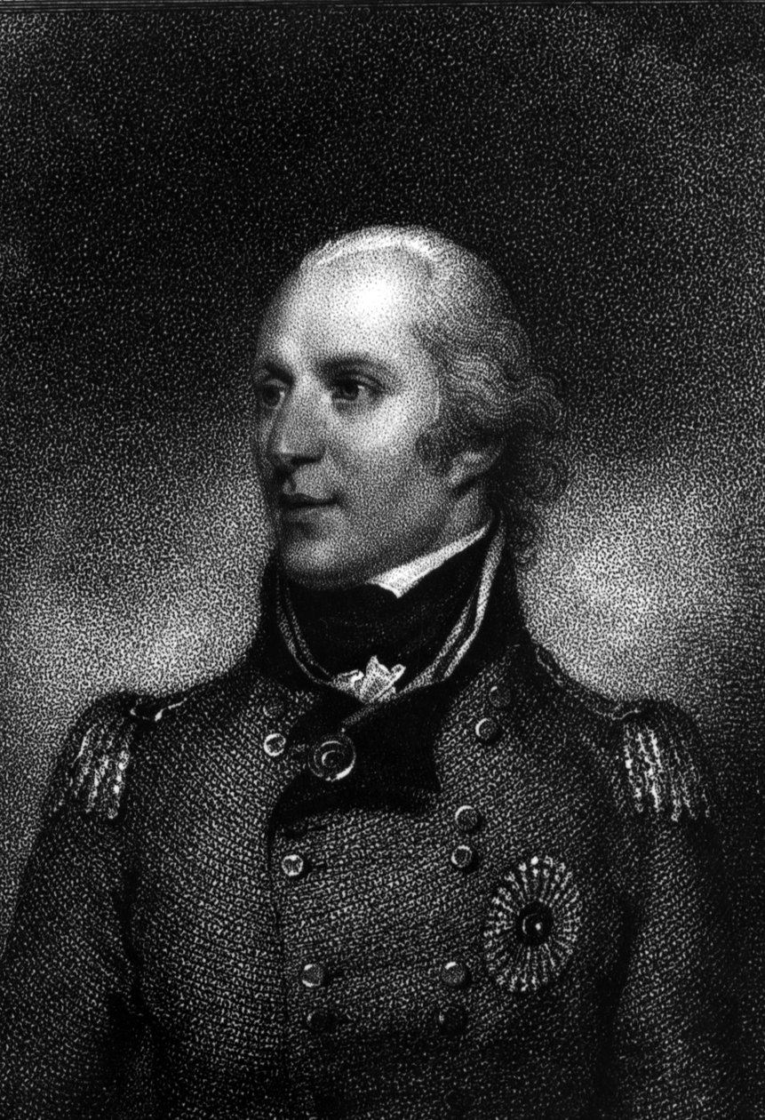 Sir John Stuart, rytý Anthony Cardon, 1806 od William Wood