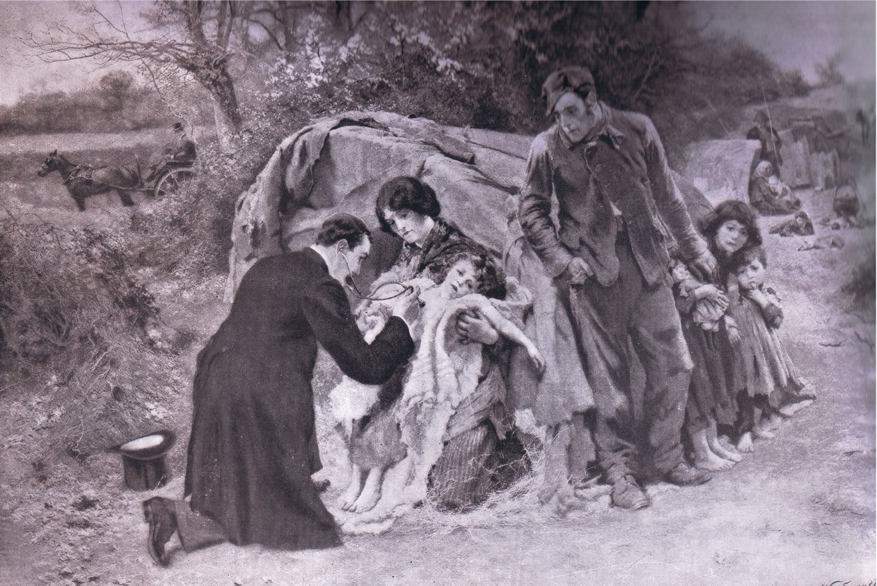 Dobrý samaritán, Bibbys Annual, 1916-1917 od William after Small