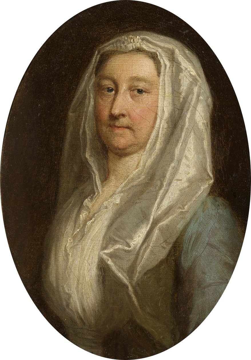 Lady Byrneová od William circle of Hogarth