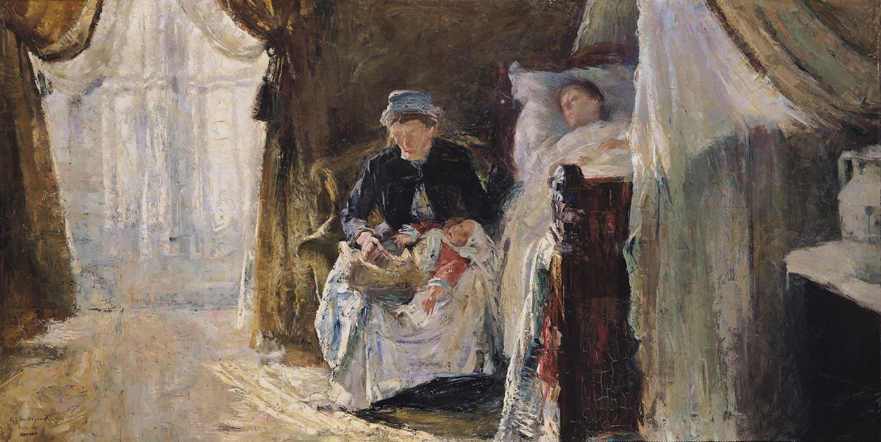 Invalida a narození, 1887 od William van Strydonck