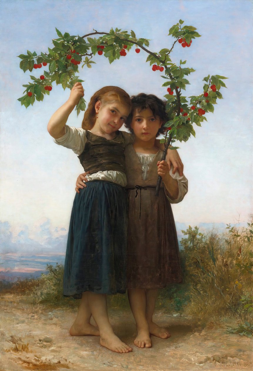 Třešňová větev od William Adolphe Bouguereau