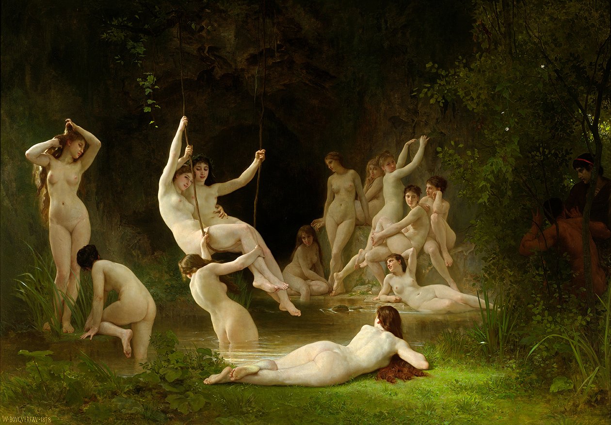 Nymfeum od William Adolphe Bouguereau