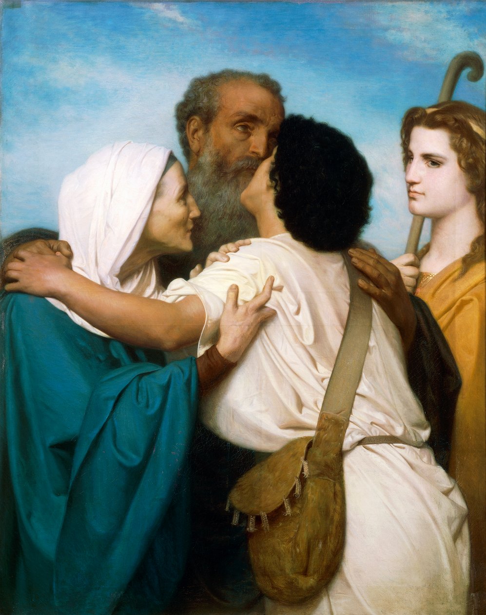 Návrat Tobiáše William Adolph Bouguereau (1825-1905) od William Adolphe Bouguereau