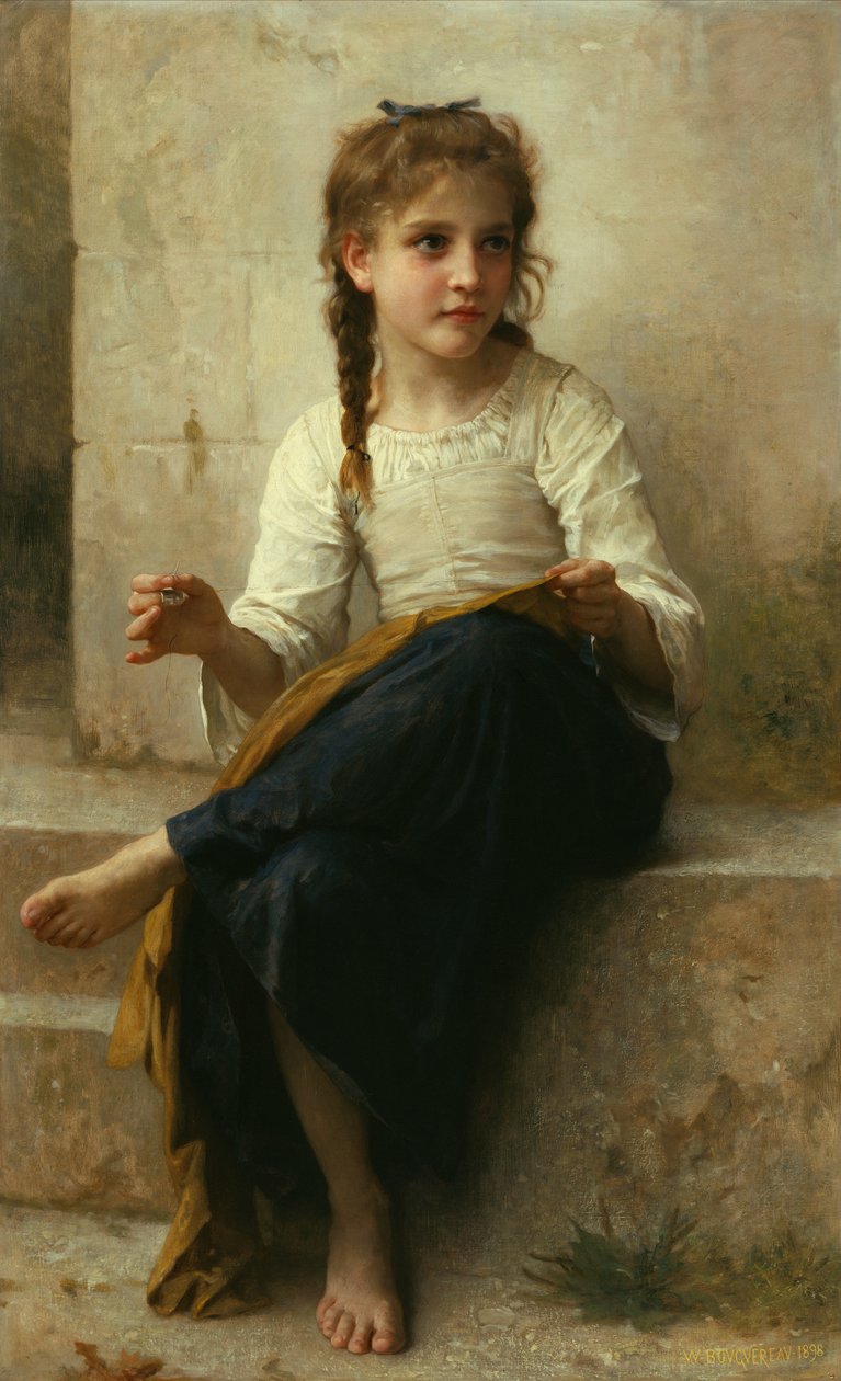 Švadlena od William Adolphe Bouguereau