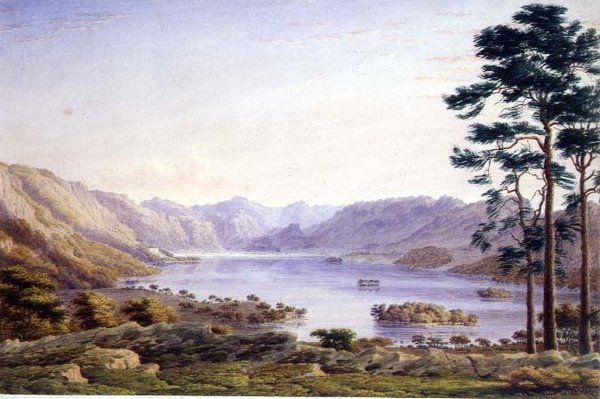 Loch Garry, Invernesshire od Joseph Mallord William Turner