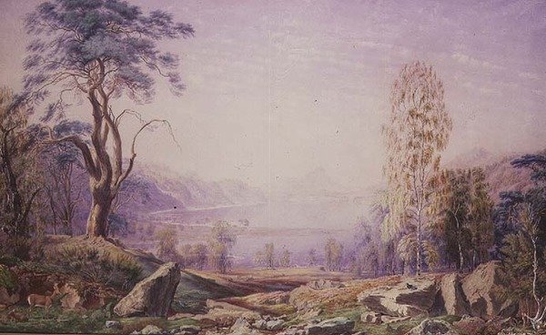 Loch Garry, Invernesshire, podzim 1856 od Joseph Mallord William Turner