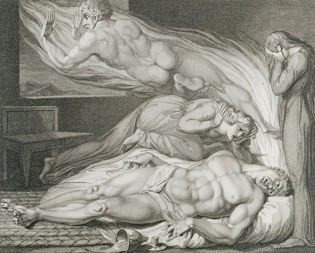 Death of the Strong Wicked Man, pl.6, ilustrace z 
