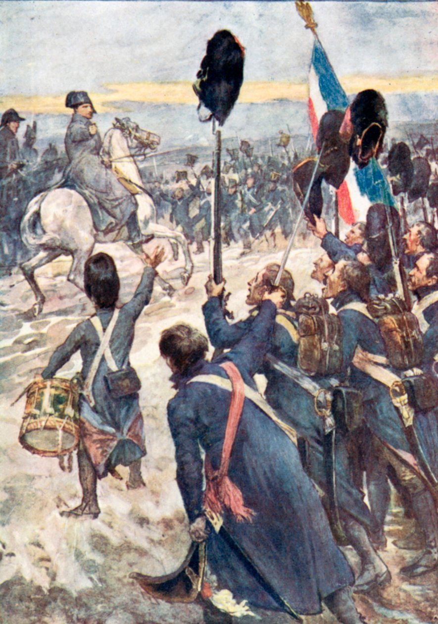 "Vojáci, tahle bitva musí být hromový potlesk" (barevná litografie) od William (after) Rainey