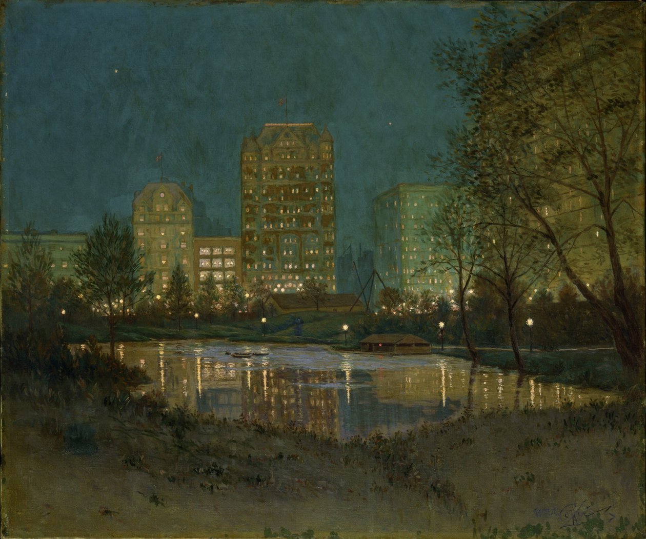 Central Park a náměstí Plaza od William A. Coffin