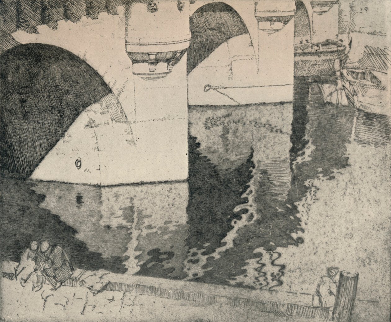 Pont Neuf, 1915 od William A Levy