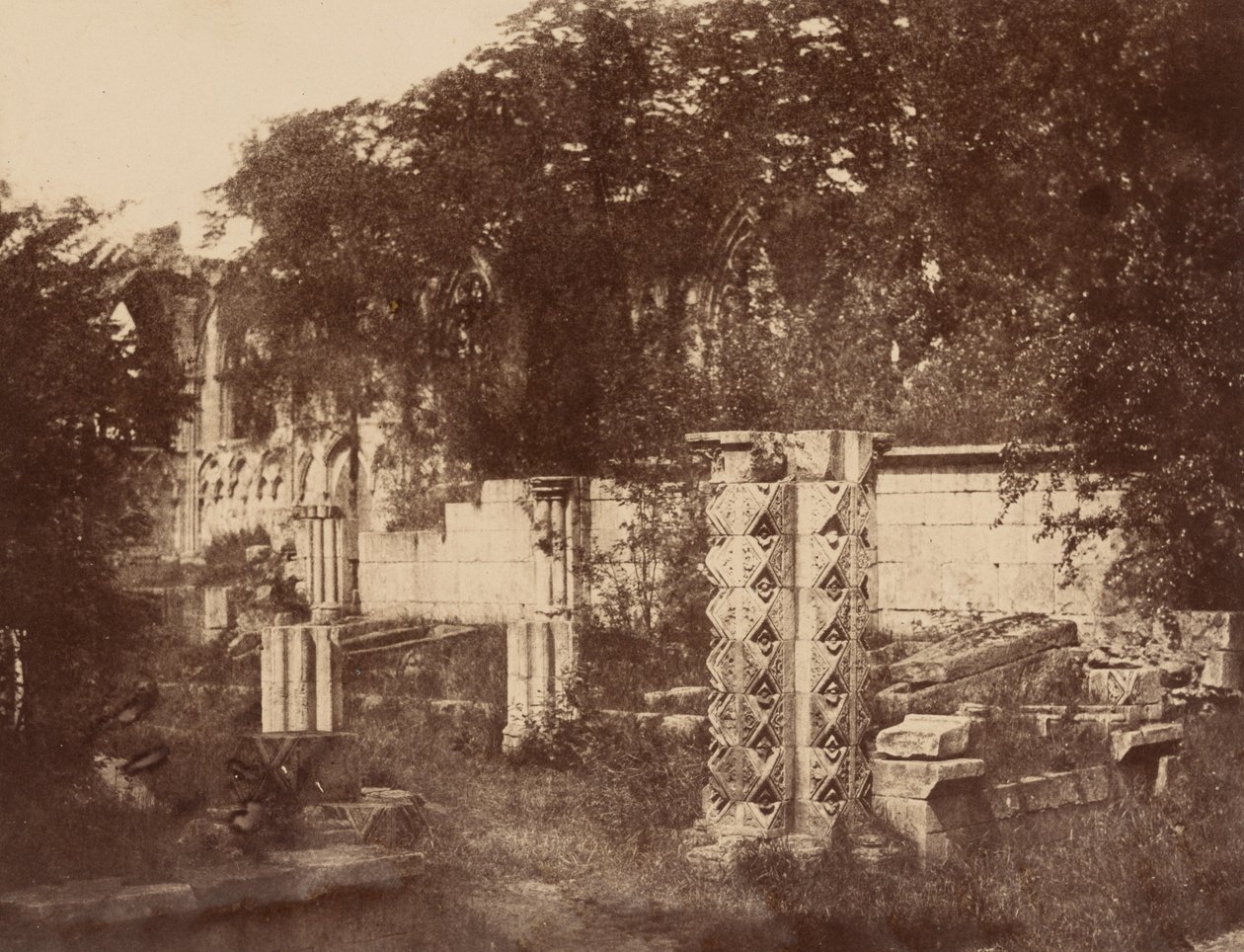 Kapitula, opatství svaté Marie, 1853 (foto) od William A. Pumphrey