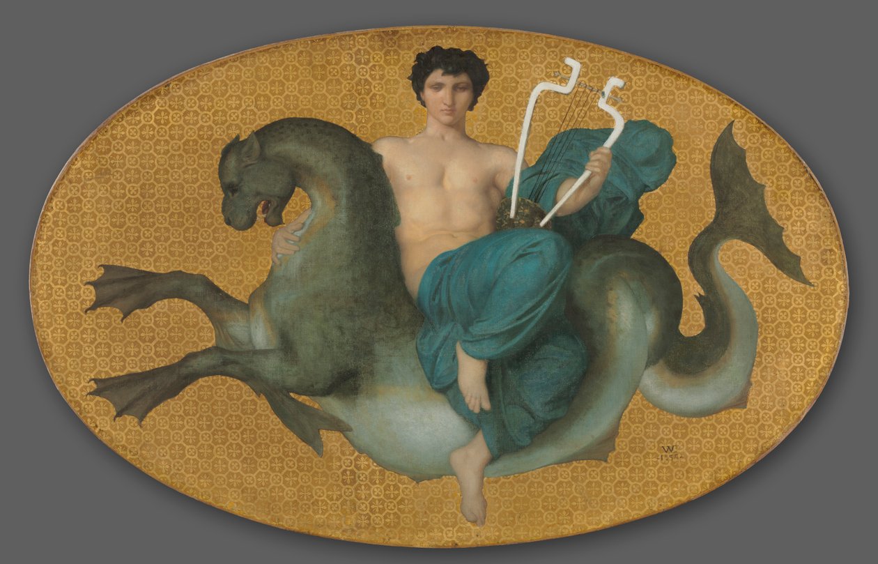 Arion na mořském koni, 1855. od William Adolphe Bouguereau