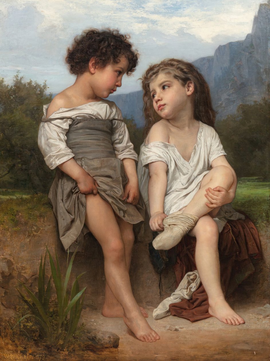 Na okraji potoka od William Adolphe Bouguereau