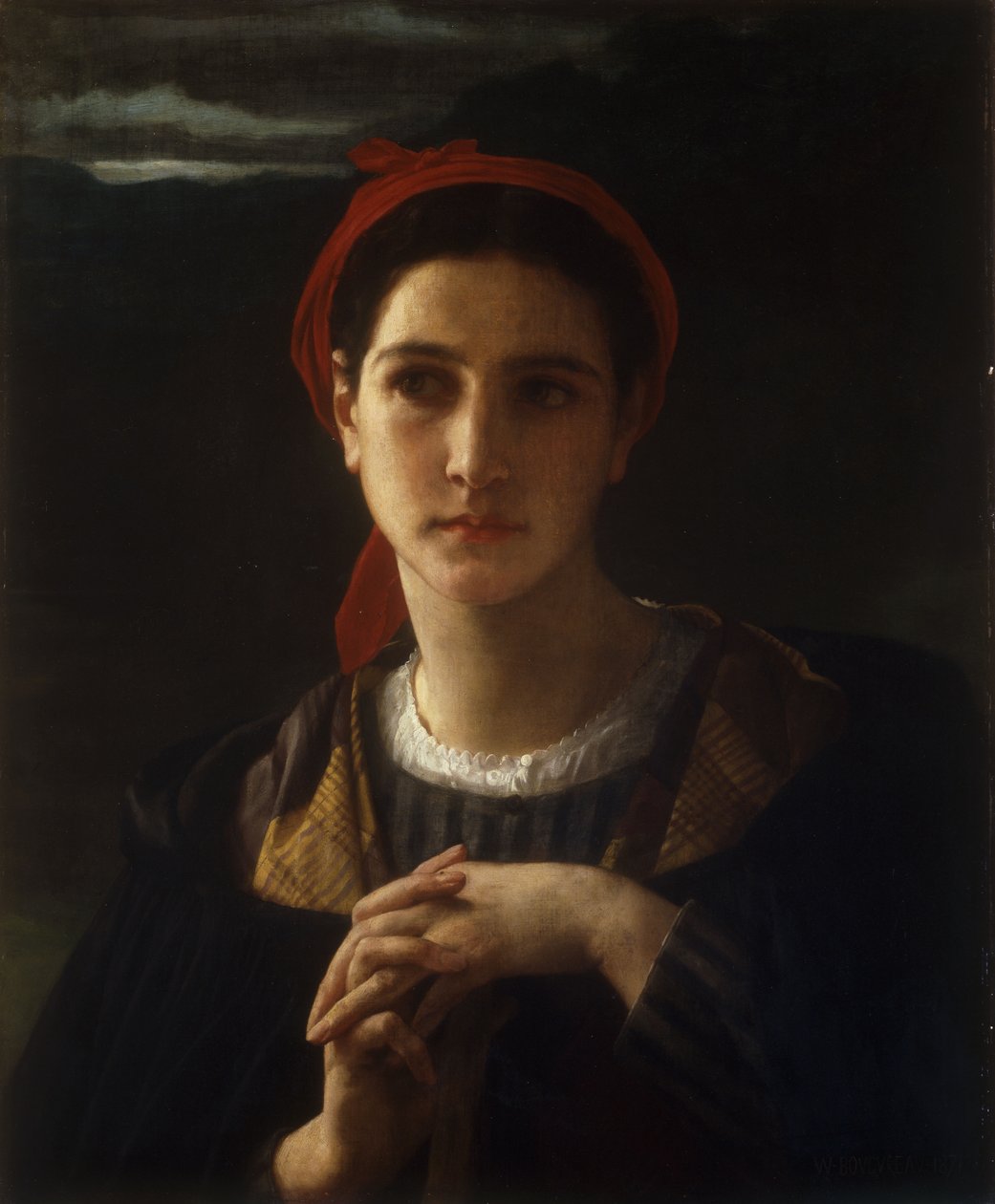 Bergere de Bordelais, 1871 od William Adolphe Bouguereau