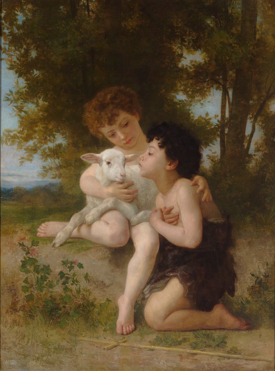 Děti s Beránkem od William Adolphe Bouguereau