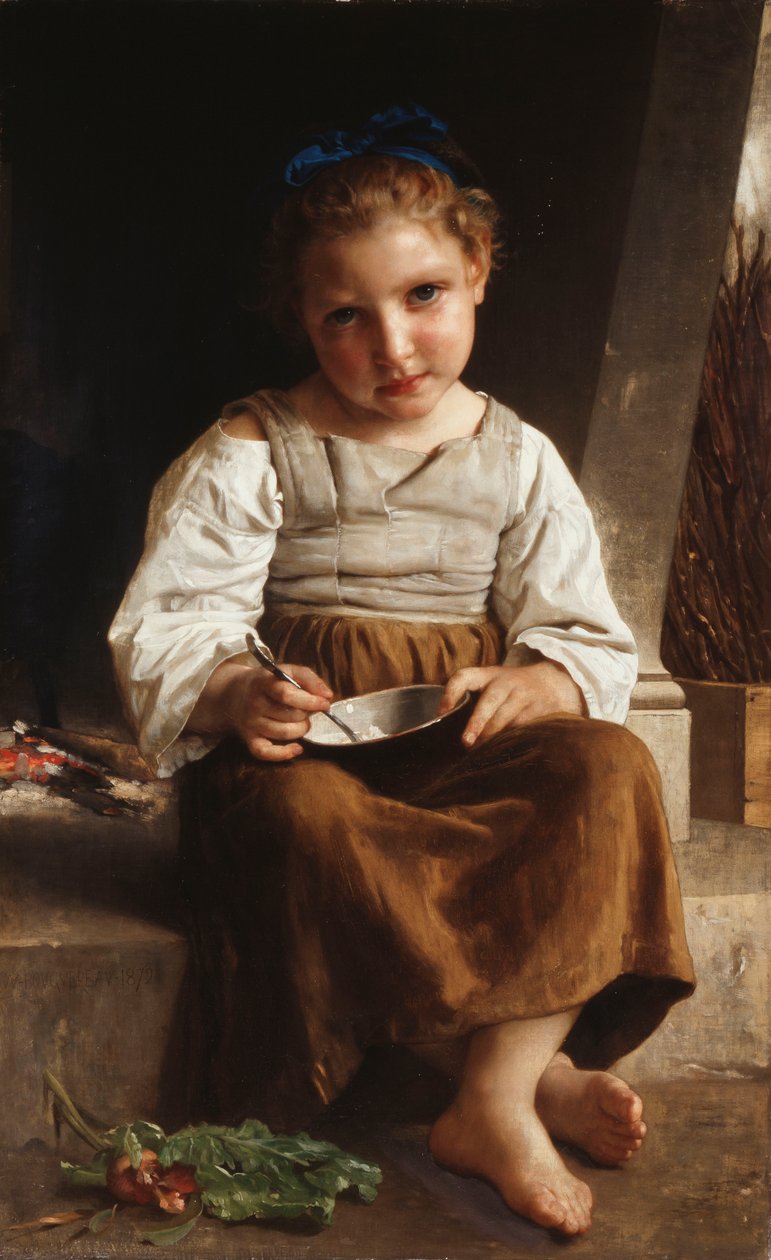 Ovesná kaše od William Adolphe Bouguereau