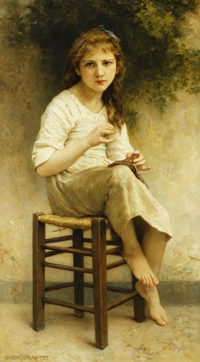 Nečinné myšlenky od William Adolphe Bouguereau
