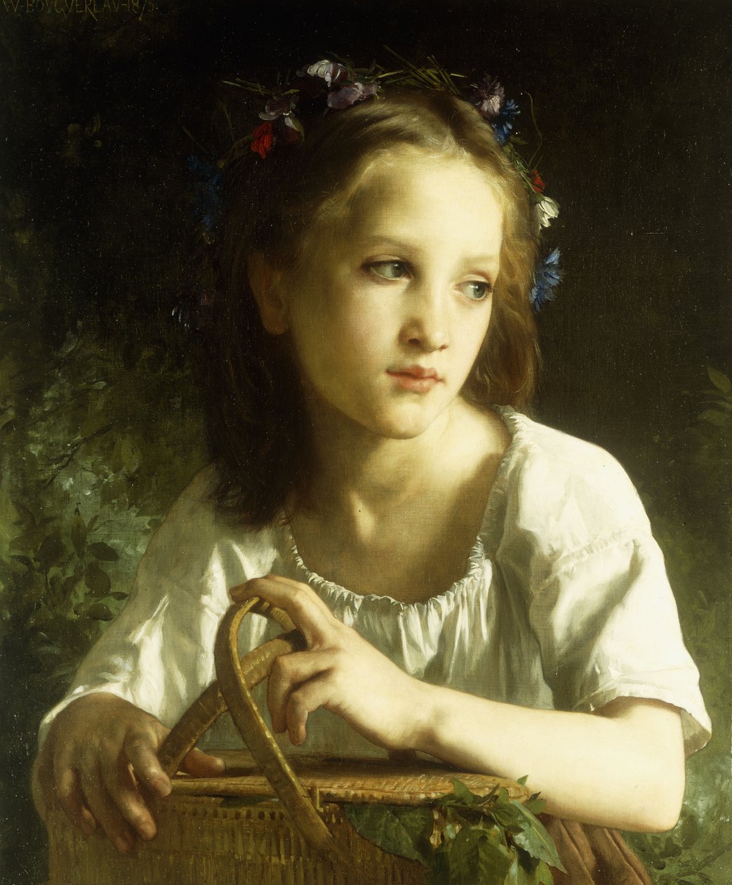 Malá Ofélie, 1875 od William Adolphe Bouguereau