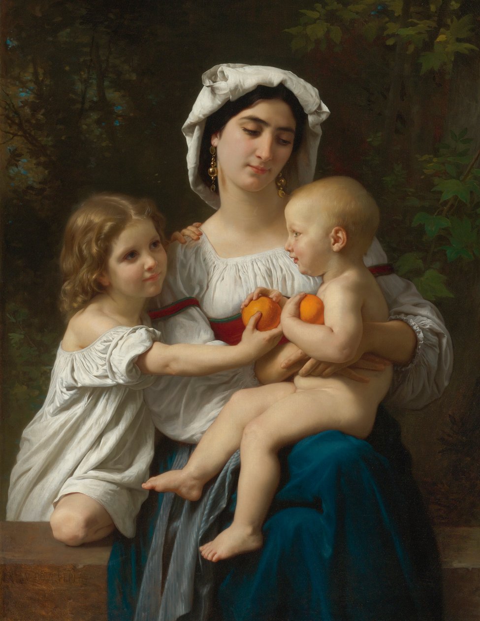 Les Oranges od William Adolphe Bouguereau