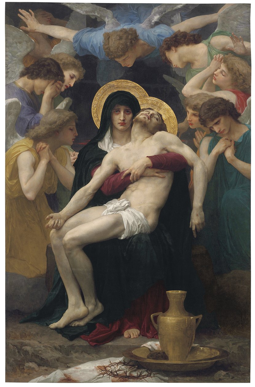 Pieta, 1876 od William Adolphe Bouguereau
