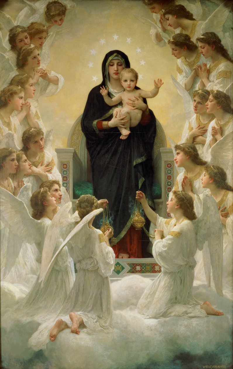 Královna andělů, 1900 od William Adolphe Bouguereau