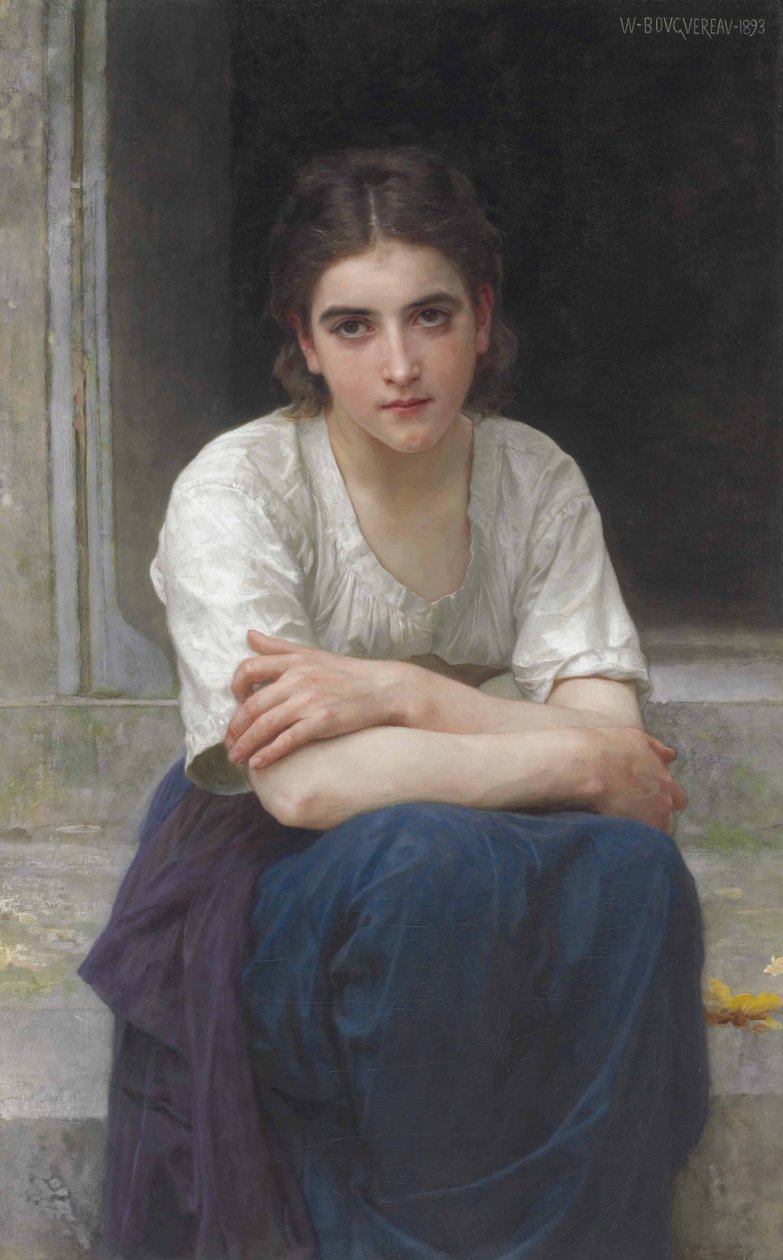 Snění na prahu od William Adolphe Bouguereau