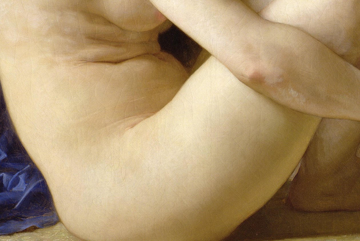 Sedící akt, 1884 od William Adolphe Bouguereau