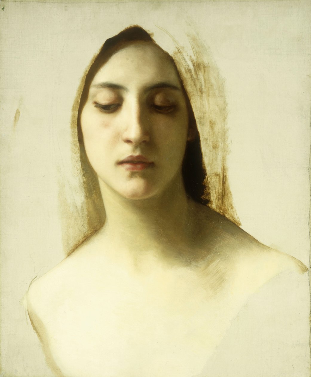 Studium pro "La Charite", kolem roku 1878 od William Adolphe Bouguereau