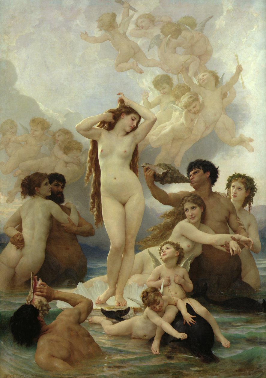 Zrození Venuše od William Adolphe Bouguereau