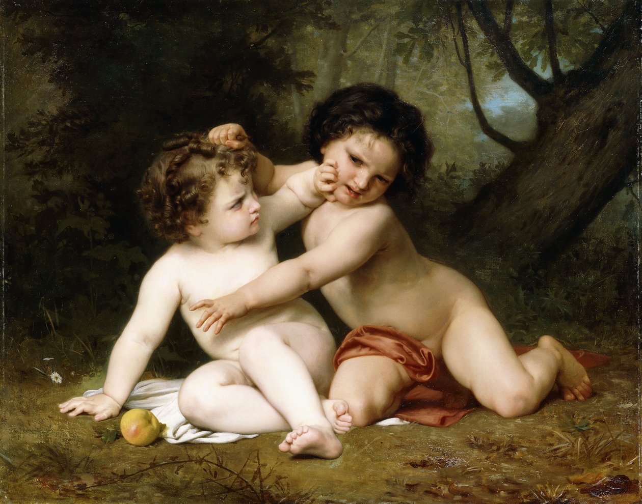 Boj, 1864 od William-Adolphe Bouguereau