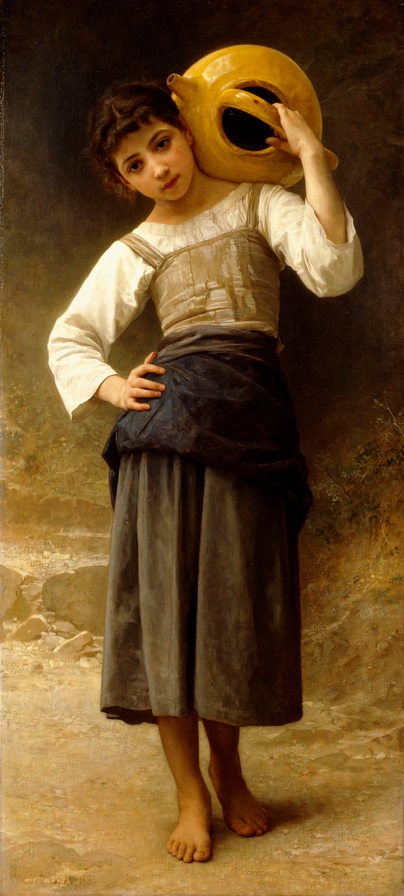 Vodní dívka, od William Adolphe Bouguereau