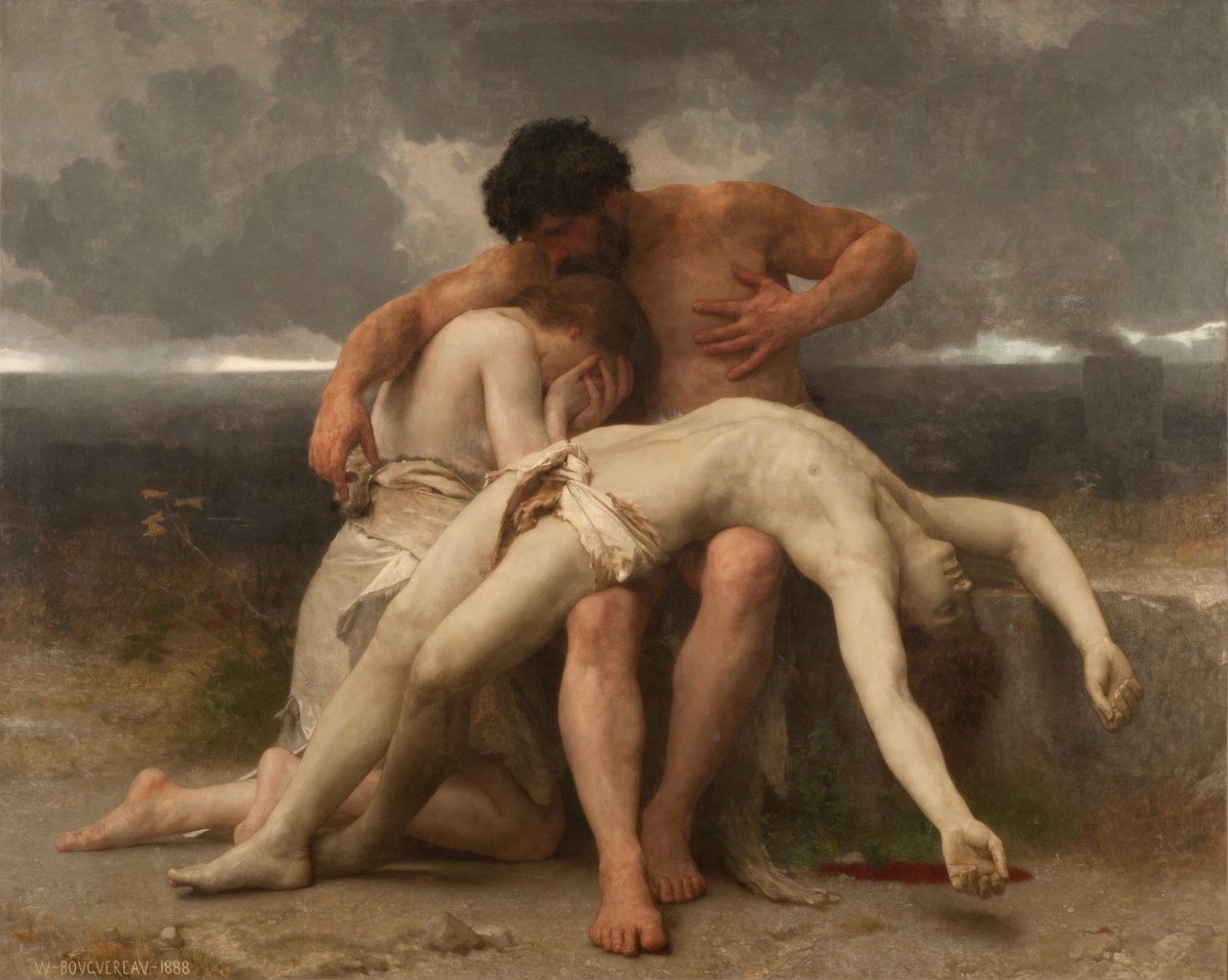 První truchlení od William Adolphe Bouguereau