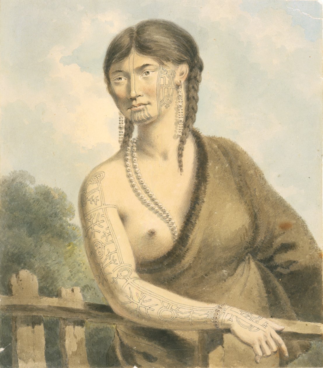 Žena tetovaná od William Alexander
