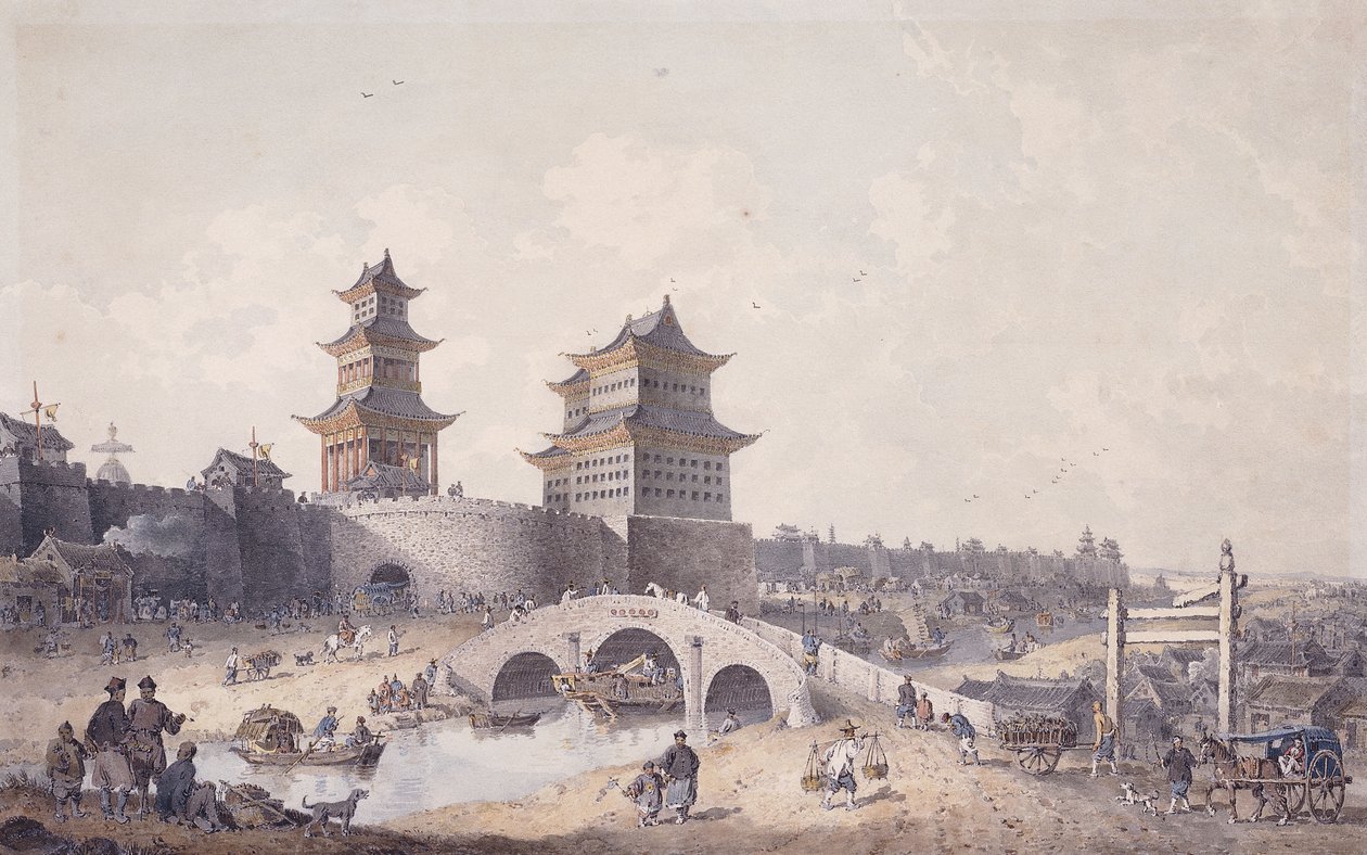 Pringze Men, Západní brána Pekingu, od William Alexander