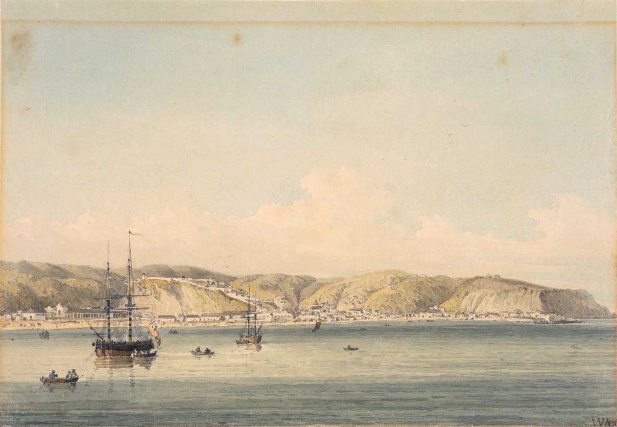 Město Valparaiso na pobřeží Chili od William Alexander