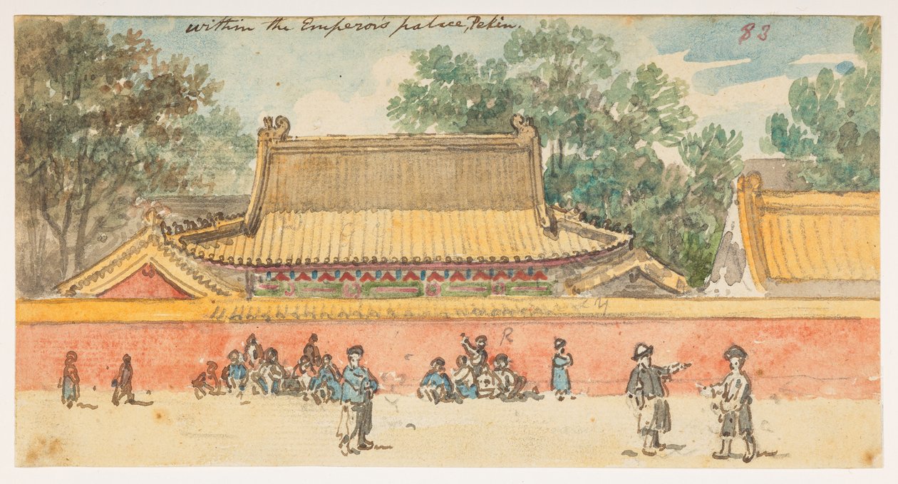 WD 959 sekce 1 f.83, Císařský palác, Peking od William Alexander