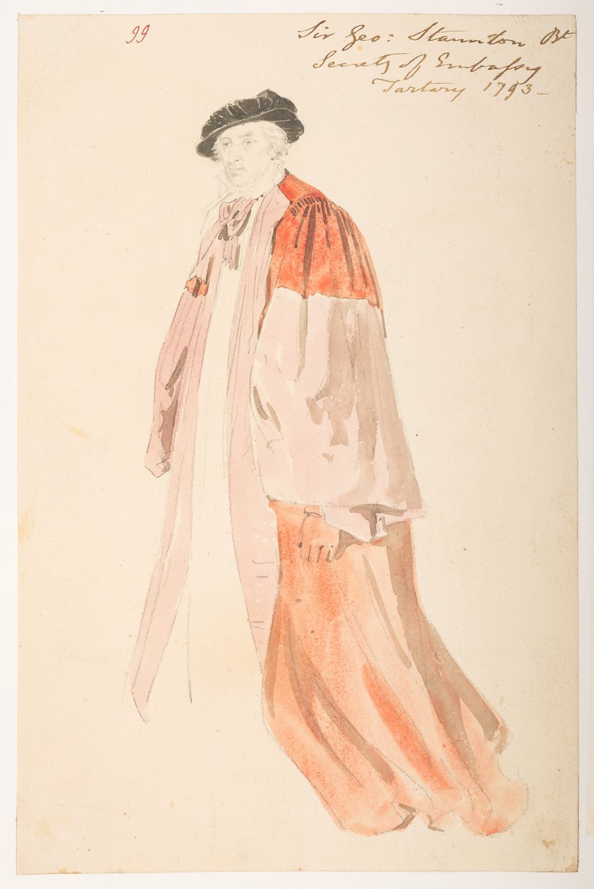 WD 959 sekce 1 f.99, Sir George Staunton od William Alexander