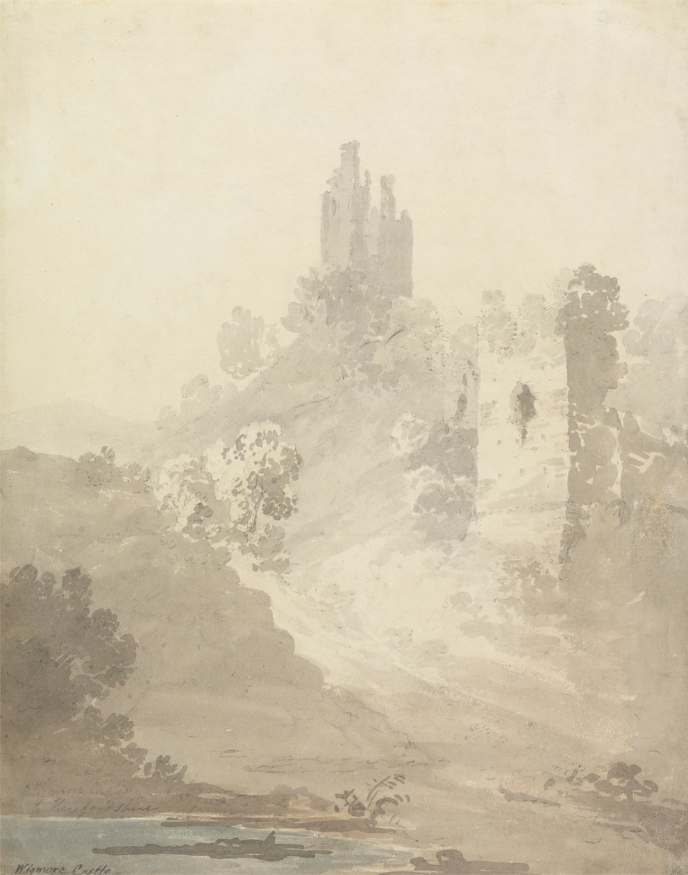 Hrad Wigmore, Herefordshire od William Alexander