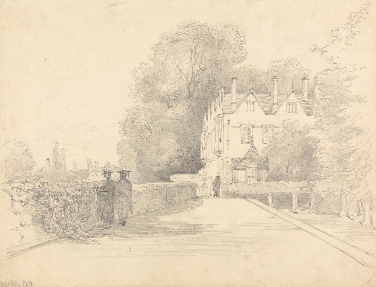 Merton College, Oxford od William Alfred Delamotte