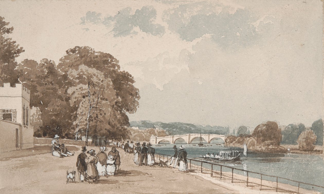 Richmond Bridge od William Alfred Delamotte