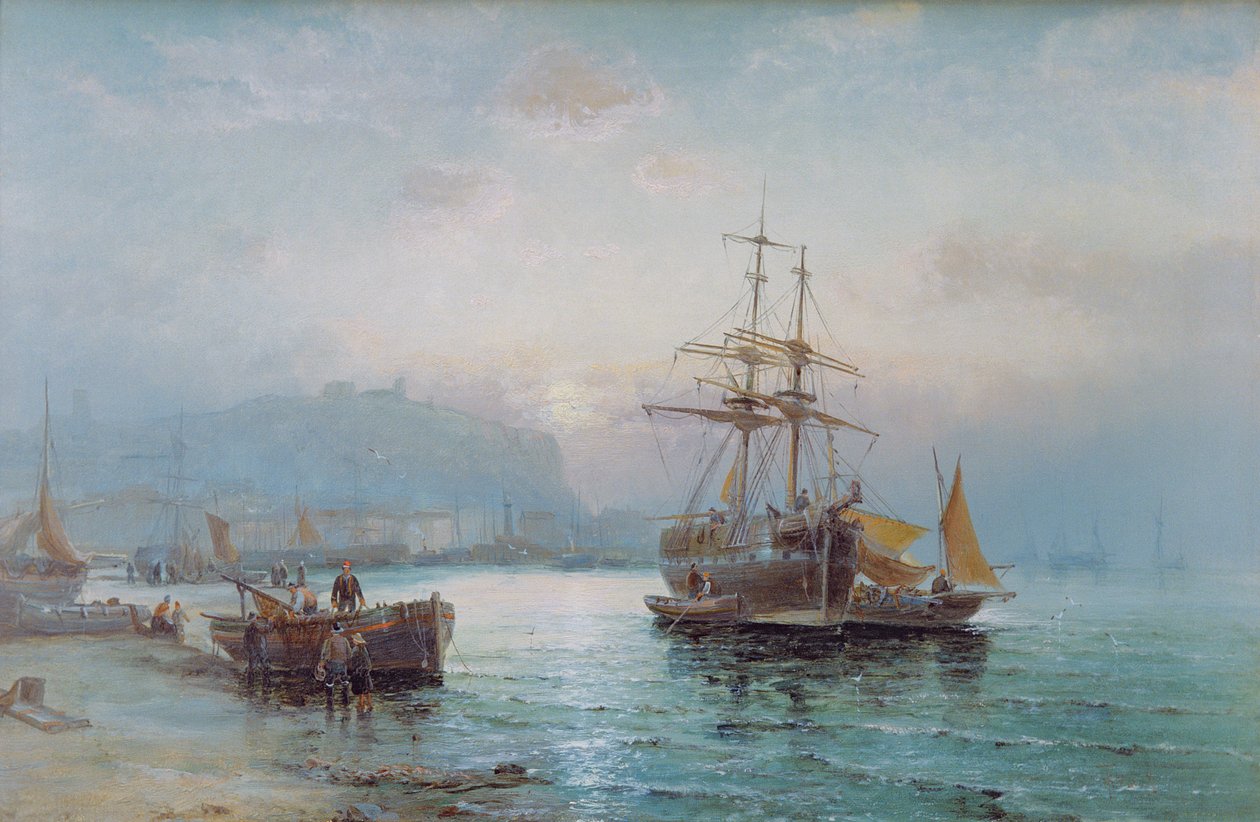 Přístav Scarborough od William Anslow Thornley