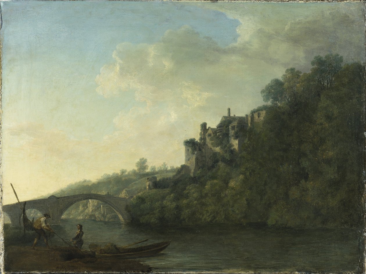 Hrad Lismore ze západu (olej na plátně) od William Ashford