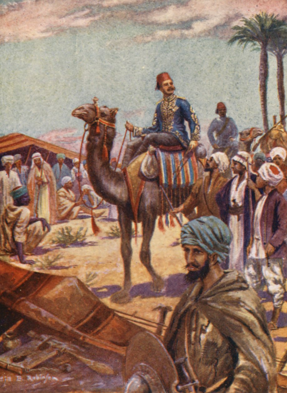 Ilustrace k životu generála Gordona (barevná litografie) od William B. Robinson