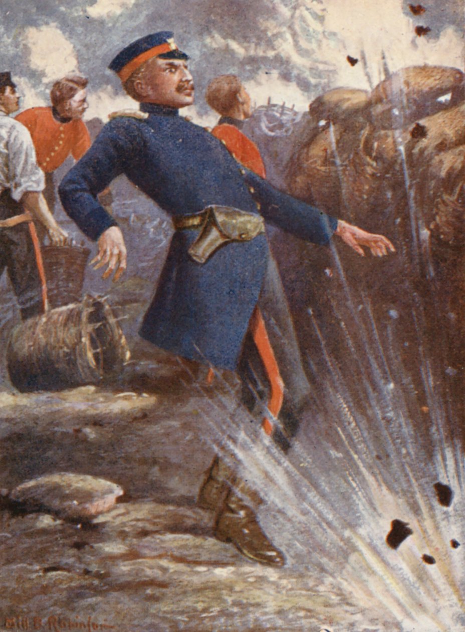 Ilustrace k životu generála Gordona (barevná litografie) od William B. Robinson